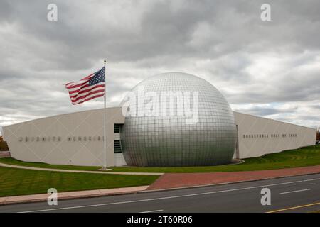 Naismith Memorial Basketball Hall Of Fame, Springfield, Massachusetts. Architectes : Gwathmey Siegel & Associates. Banque D'Images