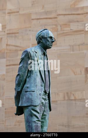 Statue inaugurale du Premier ministre de l'Écosse, rue Buchanan, Glasgow, Écosse, Royaume-Uni Banque D'Images