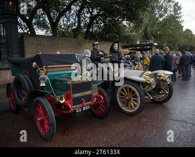 Concours Marlborough Road St James's London London à Brighton Veteran car Run Banque D'Images