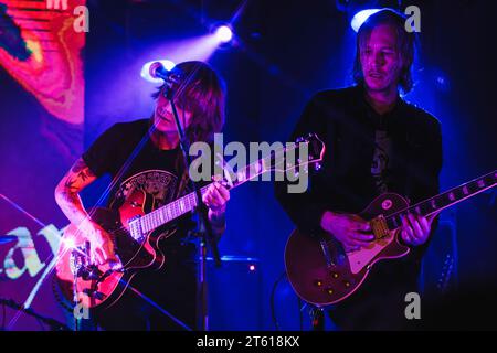 Sala Clamores, Madrid, Espagne. 07 novembre 2023. Performance live de Sarah Shook & The Disarmers. Crédit : EnriquePSans/Alamy Live News Banque D'Images