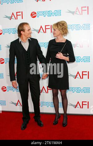 Jesse Johnson et sa mère Melanie Griffith au TV Land PRIME 37th AFI Life Achievement Award diffusé sur TV Land le 19 juillet 2009 à 9:00PM et/PT - arrivées aux studios Sony à Culver City, CA le 11 juin 2009. Crédit photo : Joseph Martinez / Picturelux Banque D'Images