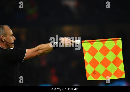 Manchester, Royaume-Uni. 07 novembre 2023. Joueur de ligne en action lors de la Ligue des champions UEFA 2022 entre Manchester City et Young Boys, City of Manchester Stadium, 7 novembre 2023 (photo Anthony STANLEY/ATP images) (STANLEY Anthony /ATP/SPP) crédit : SPP Sport Press photo. /Alamy Live News Banque D'Images