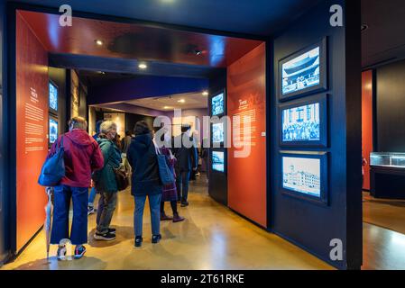 Exposition du musée de la salle d'histoire de la prison de Seodaemun à Séoul, capitale de la Corée du Sud, le 5 novembre 2023 Banque D'Images