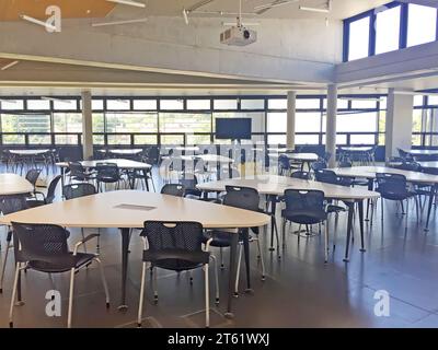 Salle de classe de l'école de design de l'université de loughborough, loughborough, Royaume-Uni. Banque D'Images