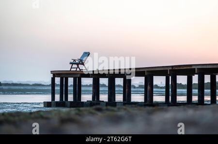 La plage de mangrove de Sharjah Banque D'Images