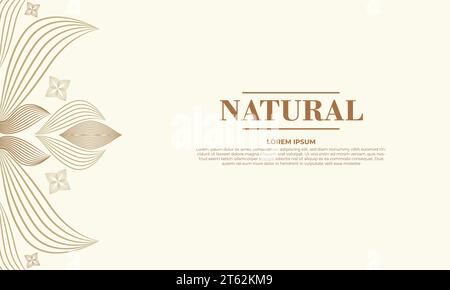 plat beau fond abstrait de pétales de fleurs Illustration de Vecteur