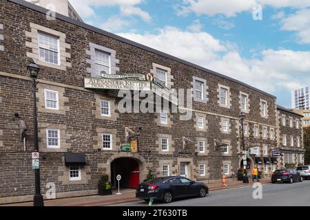 Brasserie Canada ; Alexander Keiths Nova Scotia Brewery, un ancien bâtiment à Halifax, Nouvelle-Écosse Canada. Banque D'Images