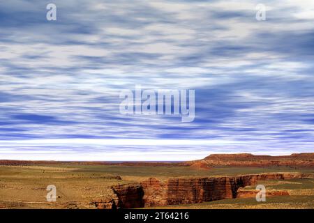 Canyon sur les terres de la nation Navajo Arizona USA Banque D'Images