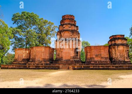 Prasat Kravan (ruine angkorienne). Cambodge Banque D'Images