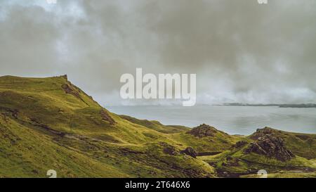 Old Man of Storr Landscpae Voir Écosse Île de Skye Banque D'Images