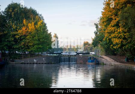 Tinsley Locks, Sheffield Banque D'Images