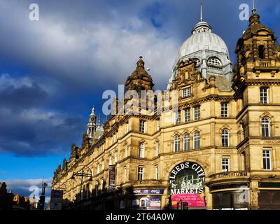 Leeds City Markets Building à Leeds West Yorkshire Angleterre Banque D'Images