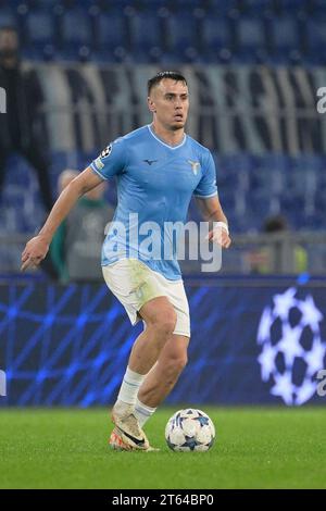 Rome, Italie. 07 novembre 2023. Patric (SS Lazio) ; lors de la Ligue italienne de football, Un match de 2023/2024 entre L'AS Roma et l'US Lecce au stade Olimpic de Rome le 05 novembre 2023. Crédit : Agence photo indépendante/Alamy Live News Banque D'Images