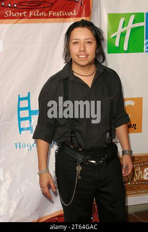 Carlos Ramirez lors de la projection de 'Knuckle Draggers' au Festival Partners in crime films and Hollyshorts film Festival. Arrivées au Laemmle Sunset 5 Theaters à West Hollywood, CA, le 12 août 2009. Crédit photo : Joseph Martinez / Picturelux Banque D'Images