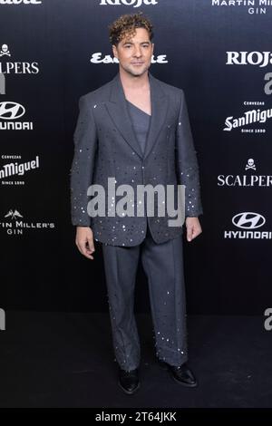 David Bisbal a assisté à l'Esquire hommes de l'année Photocall au Casino de Madrid. Banque D'Images