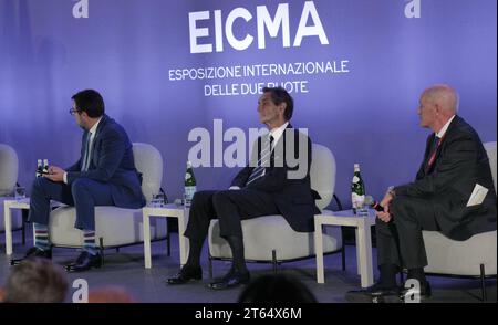 Inauguration de l'EICMA, salon international de la moto le 2023 NOVEMBRE, Milan, Lombardie Banque D'Images