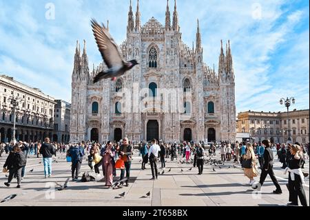 Milan, dôme Banque D'Images