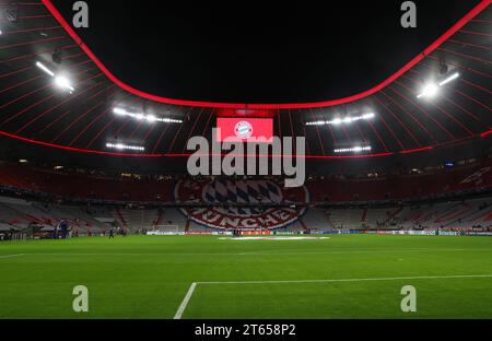 Munich, Allemagne. 08 novembre 2023. Vue générale à l'intérieur du stade lors du match Bayern Munich FC v Galatasaray A.S. FC UEFA Champions League Group A à l'Allianz Arena, Munich, Allemagne le 8 novembre 2023 Credit : Every second Media/Alamy Live News Banque D'Images