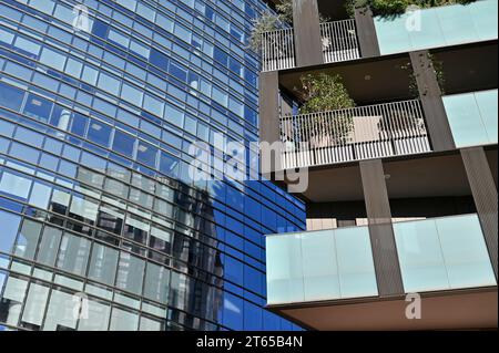 Milan, Porta Garibaldi Banque D'Images