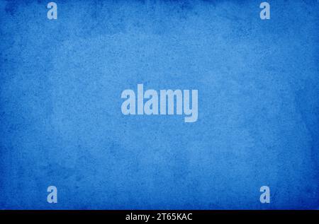 Fond vintage papier bleu - texture, fond grunge Banque D'Images