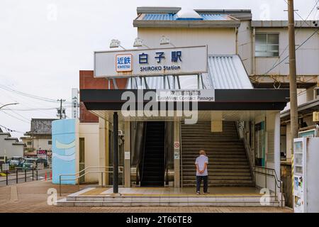 Suzuka Grand Prix circuit, 9 novembre 2023 : une entrée tranquille côté ouest de la gare de Shiroko où les fans débarquent lors du Grand P de Formule 1 du Japon 2023 Banque D'Images