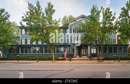 Skaneateles, une ville dans les Fingerlakes du nord de l'État de New York Banque D'Images