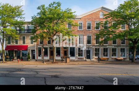 Skaneateles, une ville dans les Fingerlakes du nord de l'État de New York Banque D'Images