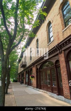 Skaneateles, une ville dans les Fingerlakes du nord de l'État de New York Banque D'Images