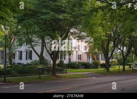 Skaneateles, une ville dans les Fingerlakes du nord de l'État de New York Banque D'Images