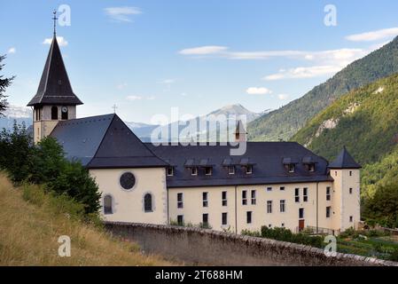 Abbaye de Tamié (1133) ou Abbaye notre Dame de Tamié Monastère cistercien à Bauges Monts Plancherine Savoie France Banque D'Images