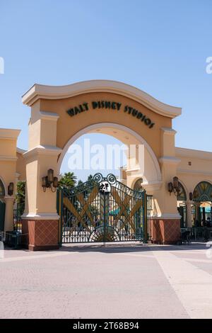L'entrée des Walt Disney Studios situés dans le parc d'attractions Disneyland Paris Banque D'Images