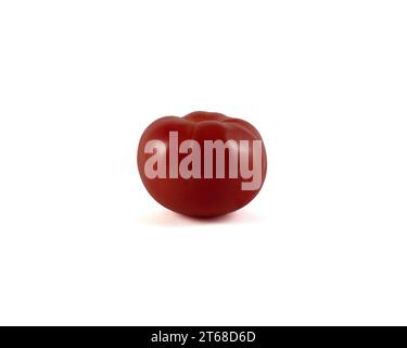 Tomato isolé sur fond blanc Banque D'Images