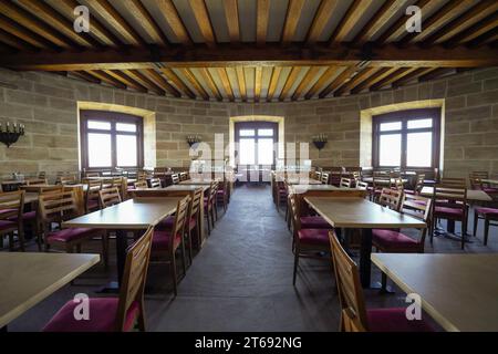 Berchtesgaden, Allemagne, Europe - 21 août 2023. Le nid d'aigle, l'intérieur de Kehlsteinhaus du grand Reich nazi de la Seconde Guerre mondiale, la salle octogonale d'Adolf Hitler Banque D'Images