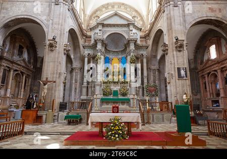 L'exceptionnelle Iglesia de la Compania à Guanajuato, Mexique Banque D'Images