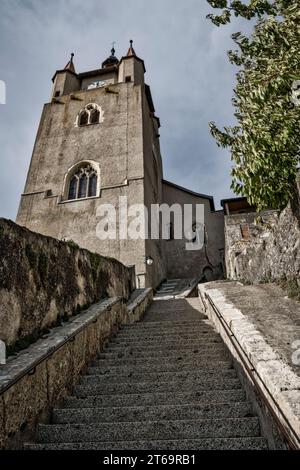 Château, Orbe, canton, VD, Vaud, WESTERN Switerland, Romandie, village, ville, ville, Suisse, Europe Banque D'Images