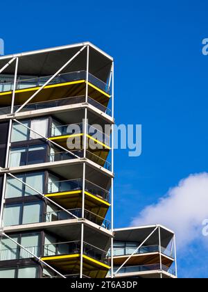 Riverlight Quay Development, Nine Elms, South London, Angleterre, Royaume-Uni, GO. Banque D'Images