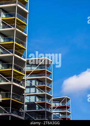 Riverlight Quay Development, Nine Elms, South London, Angleterre, Royaume-Uni, GO. Banque D'Images