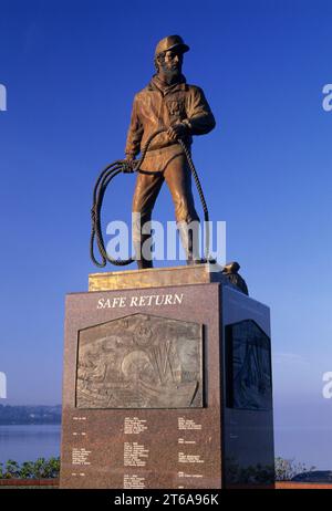 Retour en toute sécurité, les pêcheurs Memorial, Zuanich Point Park, Bellingham, Washington Banque D'Images