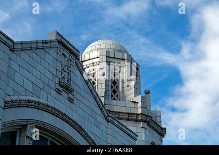 Église réformiste unie de Fairhaven, connue sous le nom d'Église blanche, Fairhaven, Lancashire. Banque D'Images