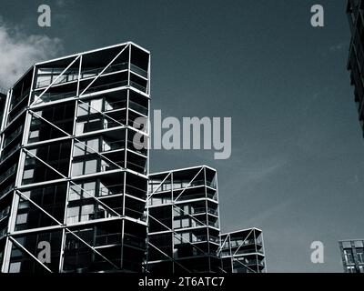 B&W Riverlight Quay Development, Nine Elms, South London, Angleterre, Royaume-Uni, GO. Banque D'Images