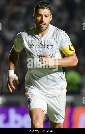 Rio de Janeiro, Brésil. 09 novembre 2023. Luis Suarez de Gremio, lors du match entre Botafogo et Gremio, pour la série brésilienne A 2023, au Sao Januario Stadium, à Rio de Janeiro le 09 novembre. Photo : Marcelo Dias/DiaEsportivo/Alamy Live News crédit : DiaEsportivo/Alamy Live News Banque D'Images