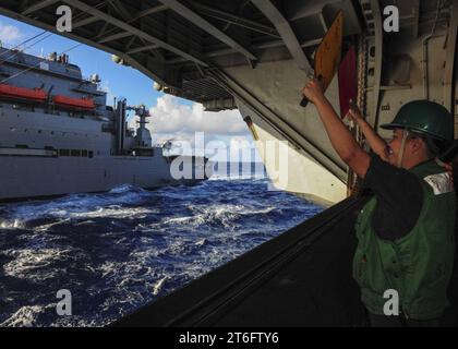 USS Theodore Roosevelt action 151109 Banque D'Images