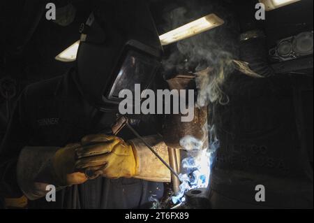 USS Theodore Roosevelt opérations 150529 Banque D'Images