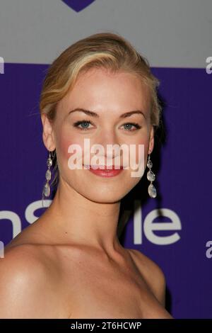 Yvonne Strahovski à la 11e soirée annuelle Warner Brothers et InStyle Golden Globe. Arrivées à l'hôtel Beverly Hilton de Beverly Hills, CA, le dimanche 17 janvier 2010. Crédit photo : Joseph Martinez / Picturelux Banque D'Images