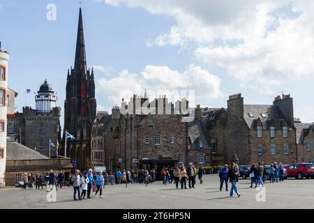 Édimbourg, Écosse, Royaume-Uni. 19 avril 2023. ROYAUME-UNI. Le Royal Mile, Édimbourg. Banque D'Images