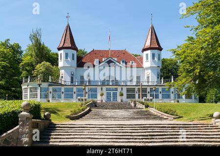 Danemark, Jutland, Aarhus, Château de Marselisborg, résidence d'été du couple royal danois Banque D'Images