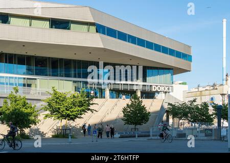 Danemark, Jutland, Aarhus, DOKK1, bibliothèque publique, centre culturel, architecture moderne Banque D'Images