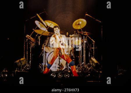 Queen, The Game Tour 1980, Berlin-Deutschlandhalle Banque D'Images