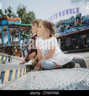 Parc des expositions - Tänzelfest Kaufbeuren, Allgäu, Bavière, Allemagne Banque D'Images