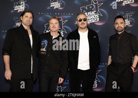 Cannes, France. 18 novembre 2022. Kyo participe à la 25e NRJ Music au Palais des Festivals, le 10 novembre 2023 à Cannes, France. Photo de David NIVIERE/ABACAPRESS.COM crédit : Abaca Press/Alamy Live News Banque D'Images